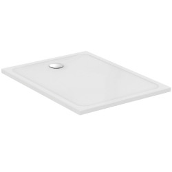 Receveur OKYRIS rectangle gauche - 120 x 90 cm - blanc - sans bonde de marque PORCHER, référence: B7584100