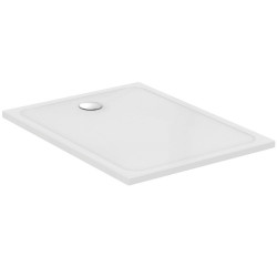 Receveur OKYRIS rectangle gauche - 120 x 90 cm - blanc - sans bonde - PORCHER