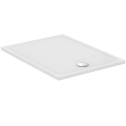 Receveur OKYRIS rectangle droite - 120 x 90 cm - blanc - sans bonde de marque PORCHER, référence: B7584200