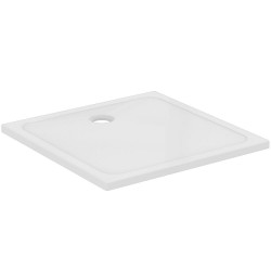 Receveur OKYRIS carré - 90 x 90 cm - blanc - sans bonde de marque PORCHER, référence: B7584300