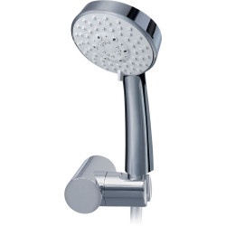 Set de douche AQUA, support mural et douchette 3 jets - chrome de marque PORCHER, référence: B7585700