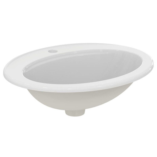 Vasque ULYSSE PRO, sans trop plein - 56 x 46 cm - blanc - PORCHER