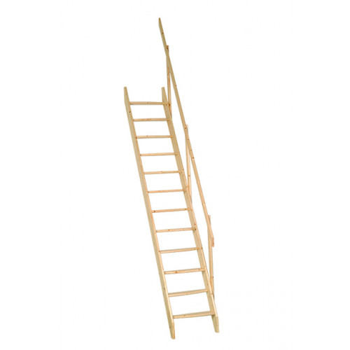 Escalier à pas alternés Amsterdam - 12 marches - rampe droite ou gauche - Burger