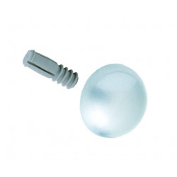 Embouts en aluminium pour main courante (2 pièces) + 2 assembleurs de marque Burger, référence: B7589200