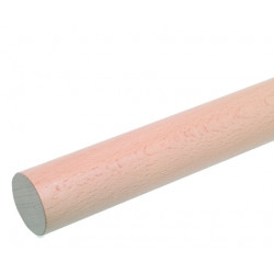 Main courante Inoline en hêtre verni Ø 40 x 2000 mm de marque Burger, référence: B7590600