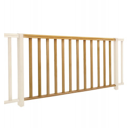 Pack balustrade prêt-à-poser Hamilton en hêtre 1020 x 2000 mm de marque Burger, référence: B7592000