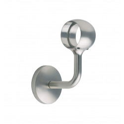 Platine coudée de jonction finition nickel brossé pour main courante de marque Burger, référence: B7594800