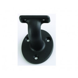 Supports muraux en métal noir pour main courante (2 pièces) de marque Burger, référence: B7596900