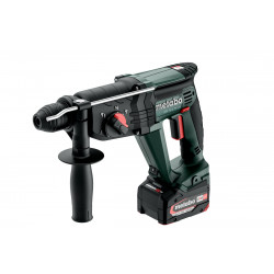 Marteau perforateur burineur 18 V sans fil KH 18 LTX 24 2 x 4,0 Ah Li-Power, ASC 55 - Metabo