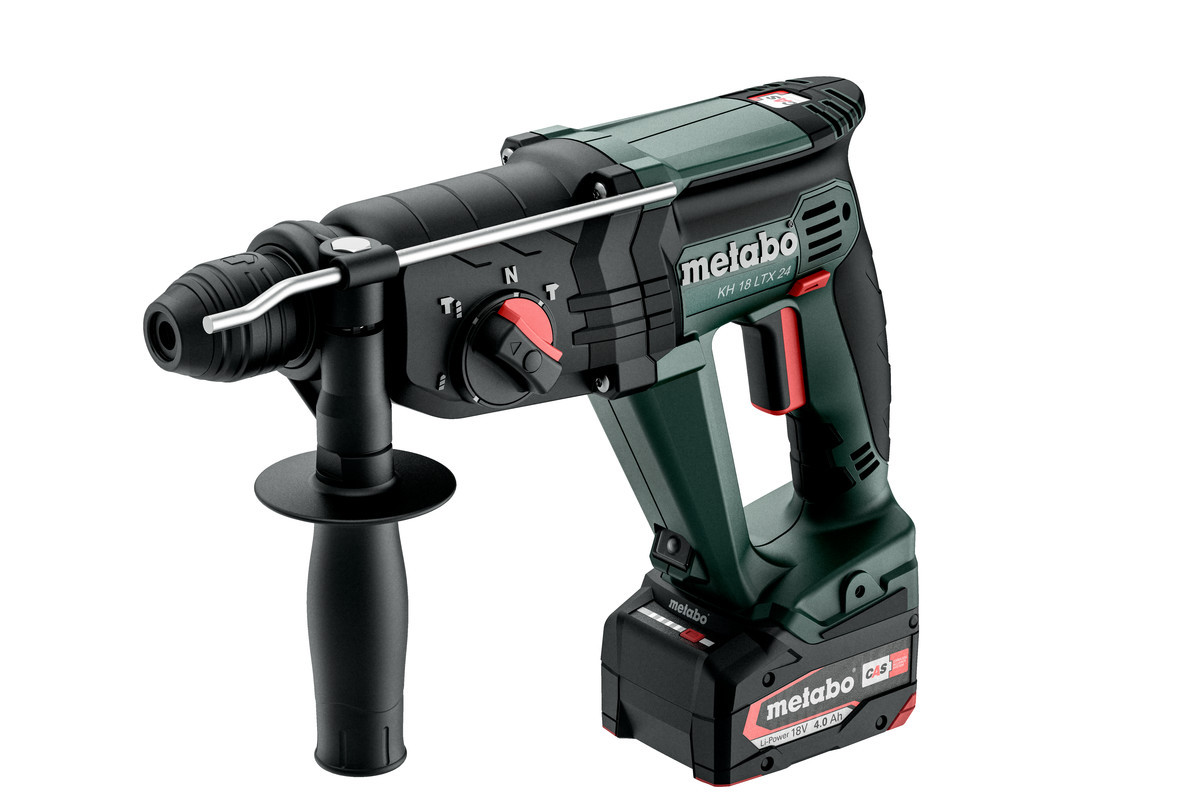 Marteau perforateur sans fil METABO KH 18 LTX 24 18 V SDS Plus 2 batteries Li Power 18 V4 0 Ah - vue 3