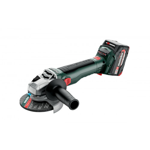 Coffret Meuleuse 125 mm 18 V sans fil W 18 LT BL 11-125 2 x 4,0 Ah Li-Power, ASC 55 - Metabo