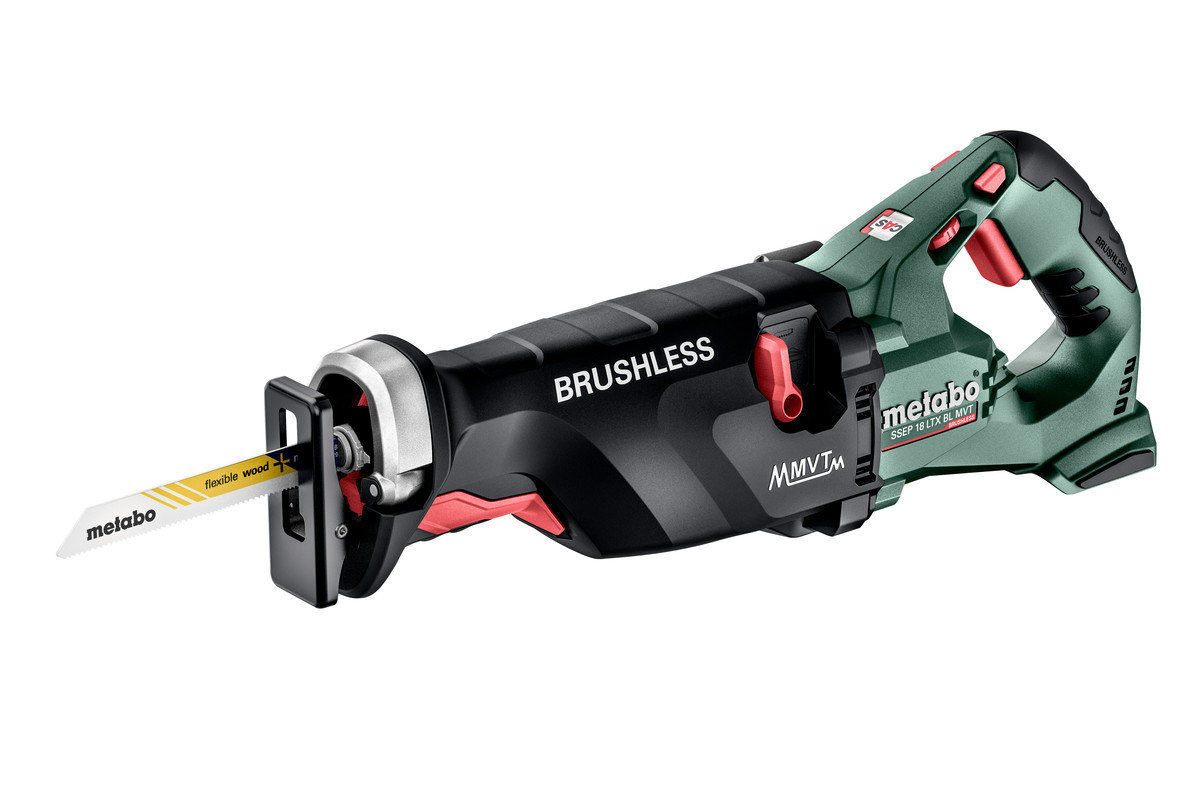Scie sabre SSEP 18 V LTX BL solo en coffret Metabox METABO 602258840 - vue 4