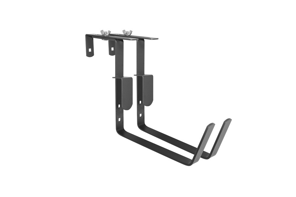 Louis Moulin Lot de 2 supports fixations réglables pour jardinière 18 cm Acier époxy - vue 2