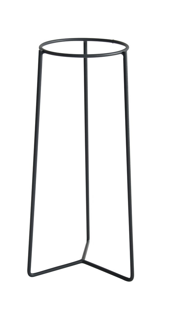 Tripode pour pot anthracite - 58x21,5 cm - Acier époxy