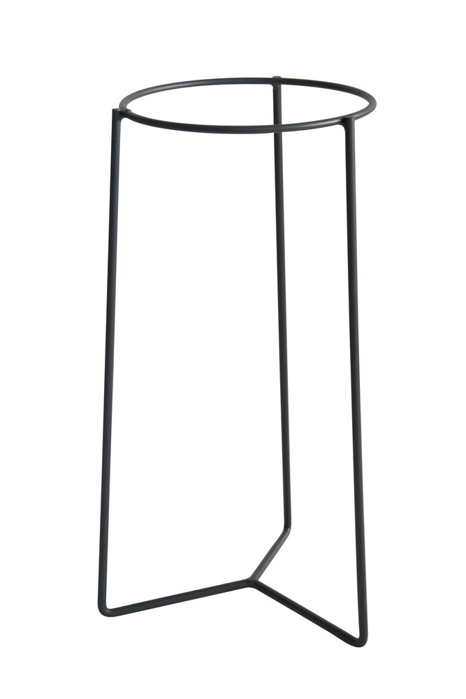 Tripode pour pot anthracite - 58x27 cm - Acier époxy