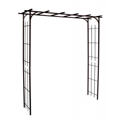 Pergola tube CAR20 fer vieilli - 187x40x198 cm - Acier époxy de marque Louis Moulin, référence: J7610500