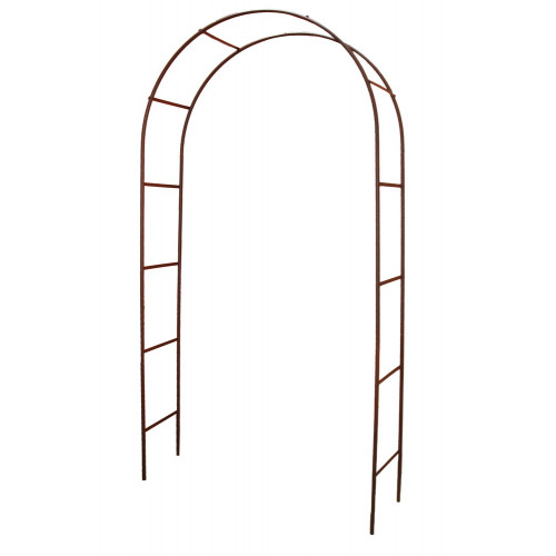 Arche tube ROND20 classique fer vieilli - 130x40x250 cm - Acier époxy - Louis Moulin