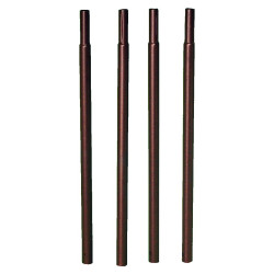 Pack 4 tubes ROND20 à enfoncer fer vieilli - 45 cm - Acier époxy de marque Louis Moulin, référence: J7612000