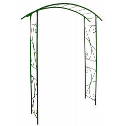 Arche tube ROND20 pont vert sapin - 148x40x207 cm - Acier époxy de marque Louis Moulin, référence: J7612200