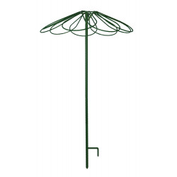 Tuteur parapluie 9 pétales vert sapin - 100x250 cm - Acier époxy de marque Louis Moulin, référence: J7613000