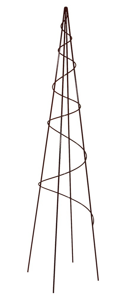 Treillage LOUIS MOULIN Tipi Spirale Acier époxy 20x100 cm Fer Vieilli - vue 2