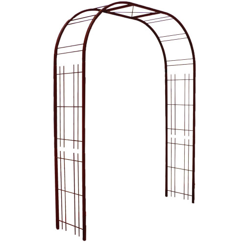 Arche premium tube CAR25 treillage fer vieilli - 195x50x250 cm - Acier époxy - Louis Moulin