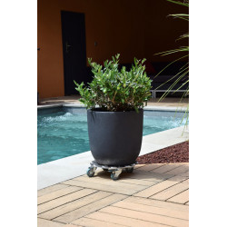 Roule plante ALU rond - 30 cm - Aluminium - Louis Moulin