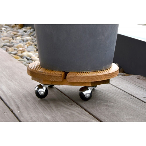 Roule plante BOIS rond naturel - 30 cm - Bois - Louis Moulin