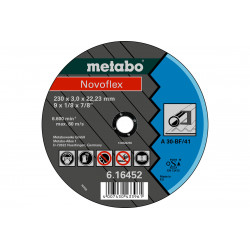 Meules de tronçonnage Novoflex 115x2,5x22,2 acier de marque Metabo, référence: B7622700