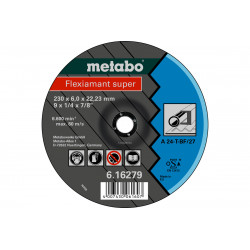 Meules d'ébarbage Flexiamant super 125x6,0x22,2 acier - Metabo