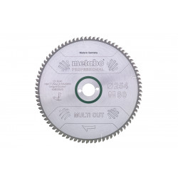 Lame "Multi Cut" HW/CT 254x30,80FZ/TZ -5° pour scie circulaire de marque Metabo, référence: B7639000