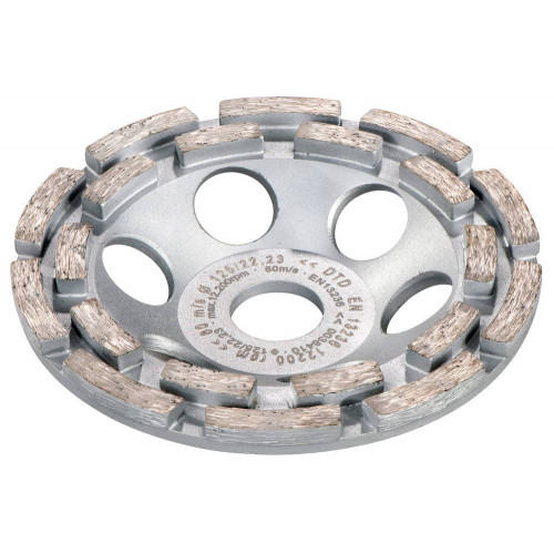 Meule boisseau diamantée 125 mm Béton classic pour ponceuse béton - Metabo