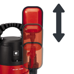 Pompe d’évacuation eaux chargées – GC-DP 7835 – 780 W – 15 700 L/h – particules jusqu’à 35 mm - EINHELL 