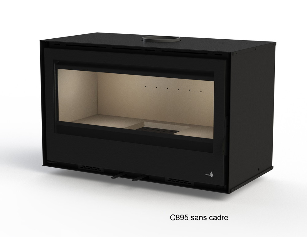 Pack insert Ecodesign LAGOS-C-895 + Ventilation + Cadre 3 côtés - 9KW