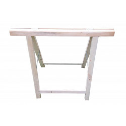 Tréteau bois épicéa brut T3 - Dimensions 750x750x45x25 mm de marque Adexwood, référence: B7689600