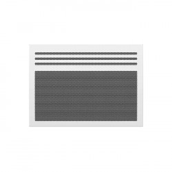 Radiateur électrique à rayonnement 1500 W horizontal blanc - Centrale Brico