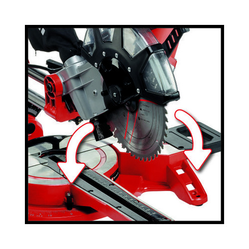 Scie à onglet radiale – TC-SM 2534/1 Dual – lame Ø 254 mm – capacité de coupe jusqu’à 340 mm – RECONDITIONNE - EINHELL 