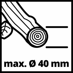 Broyeur électrique GC-KS 2540 CB - 2000 W - Capacité 55 L RECONDITIONNE - EINHELL 