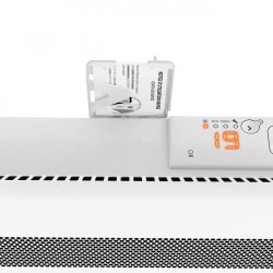 Radiateur électrique à rayonnement 1000 W Isarog horizontal blanc - SAUTER