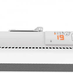 Radiateur électrique à rayonnement 1500 W Isarog horizontal blanc - SAUTER