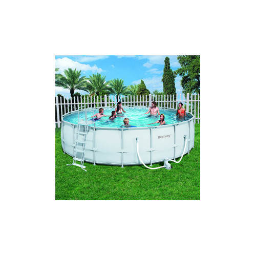 KIT Piscine ronde "Steel Frame" Ø 549 x 132 cm - BESTWAY