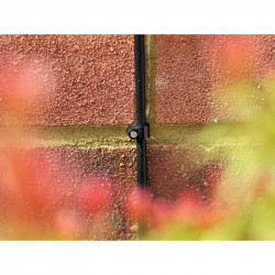 Attache murale en plastique pour fixer le tuyau de 4mm sur un mur et une terrasse (x12) - HOZELOCK