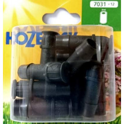 Bouchon Fin de ligne pour tuyau d'arrosage jardin extérieur 13mm (x12) - HOZELOCK