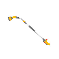 Lance d'arrosage télescopique Plus avec tête orientable et corp en métal 140cm de marque HOZELOCK, référence: J7116900