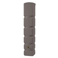 Récupérateur d'eau rectangulaire murale taupe , 300 l - GARANTIA