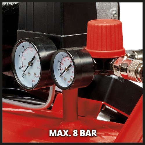 Compresseur TE-AC 50 Silent - Pression max. 8 bar - Capacité d'aspiration 270 L/min RECONDITIONNE - EINHELL