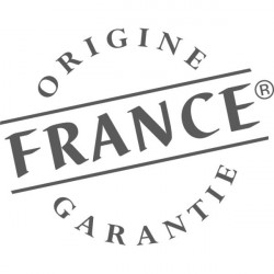 Poêle à bois VILLETEAU - 9 kW - Rdt : 77,4% - B. 40 cm - Pierre bleue - Godin