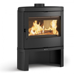 Poêle à bois Jennifer 2.0 - 7,7 kW - Rdt: 81,8% - B. 50 cm - Fonte - Nordica extraflame