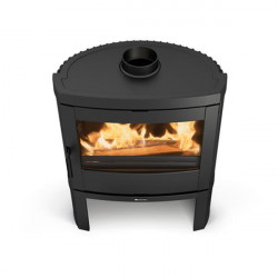 Poêle à bois Jennifer 2.0 - 7,7 kW - Rdt: 81,8% - B. 50 cm - Fonte - Nordica extraflame