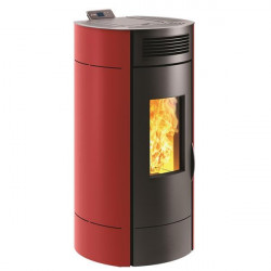 Poêle à granulés de bois Rouge LODI 10 WiFi - 9,5 kW - Trémie 16,5 kg de marque Invicta, référence: B7708600